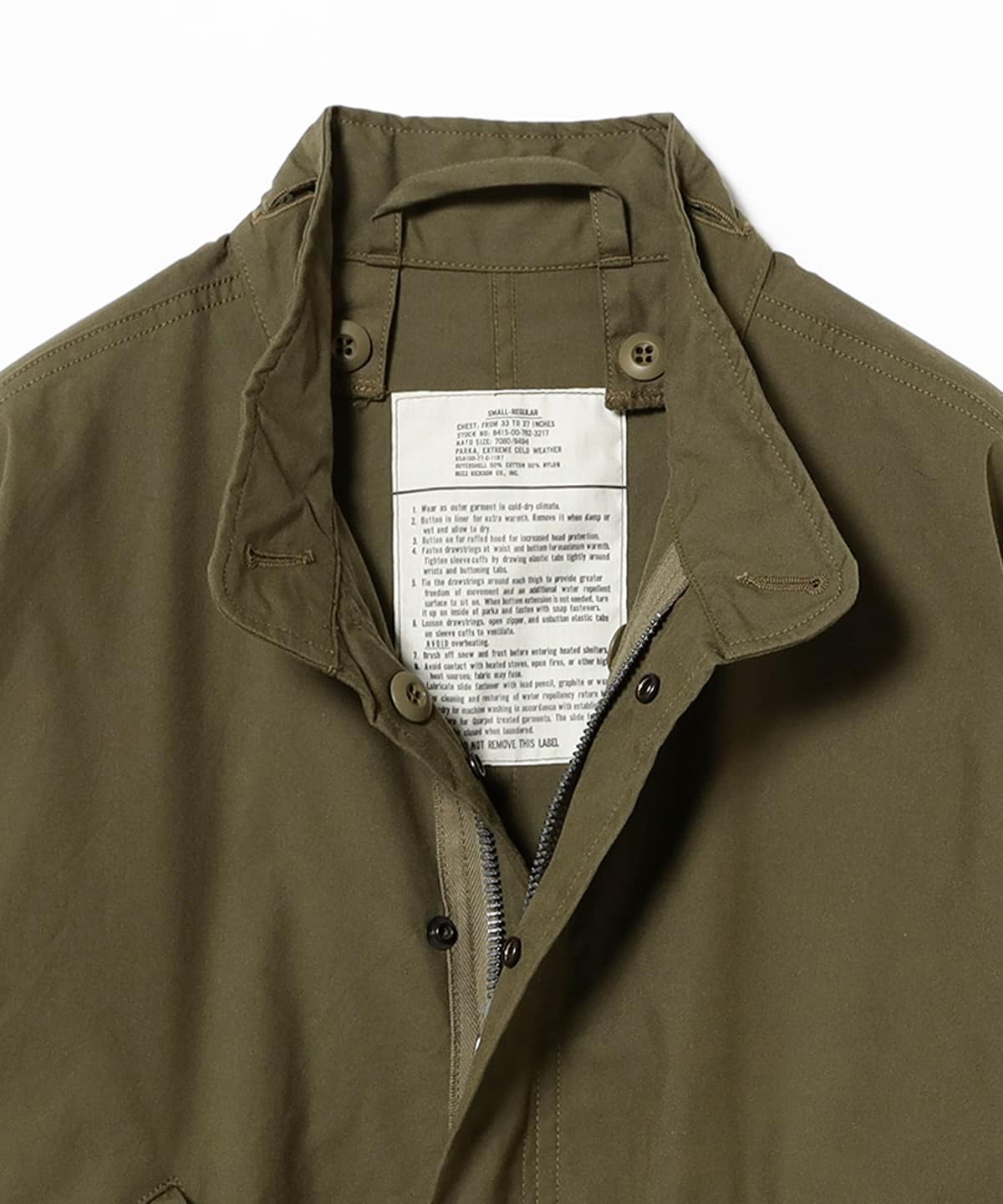 BEAMS BOY（ビームス ボーイ）BUZZ RICKSON'S / Type M-65
