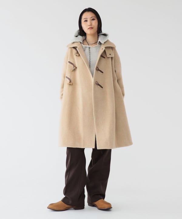 BEAMS BOYダッフルコート BEAMS BOY（ビームス ボーイ）maturely / シャギー ヘリンボーン
