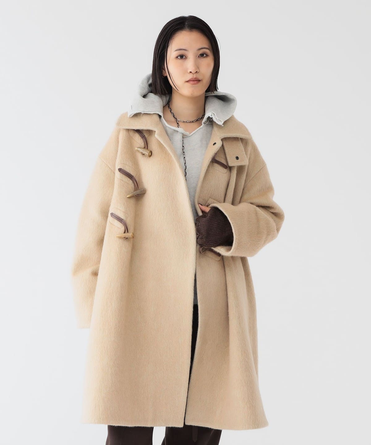 BEAMS BOY（ビームス ボーイ）maturely / シャギー ヘリンボーン