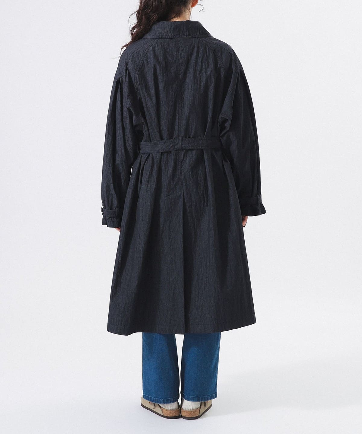 BEAMS ビームス コットンナイロンステンカラーコート BEAMS WOMEN｜コットン ナイロン ミリタリー ステンカラー