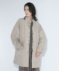 maturely / メモリー ツイル ミリタリー コート