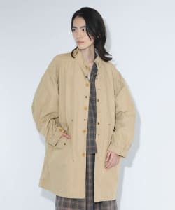 maturely / メモリー ツイル ミリタリー コート