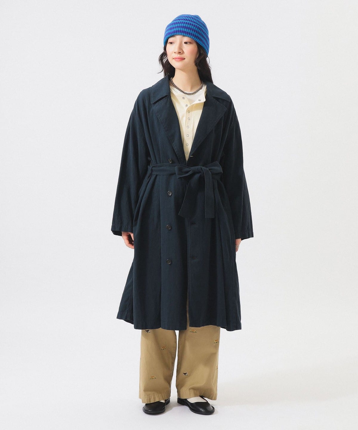 BEAMS BOY（ビームス ボーイ）コットン リネン ビッグ コート（コート