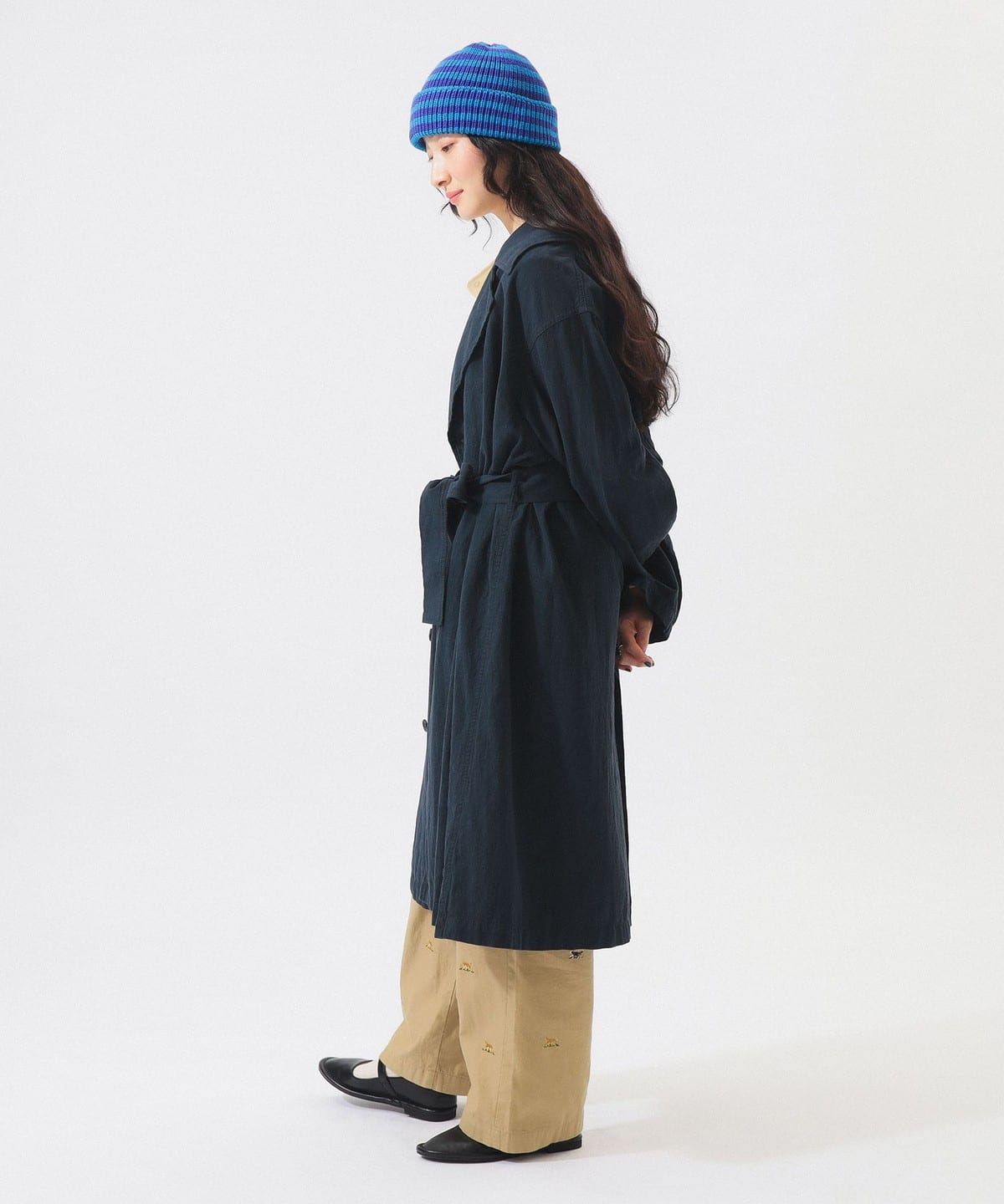 BEAMS BOY（ビームス ボーイ）コットン リネン ビッグ コート（コート