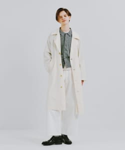 コットン リネン ビッグ コート