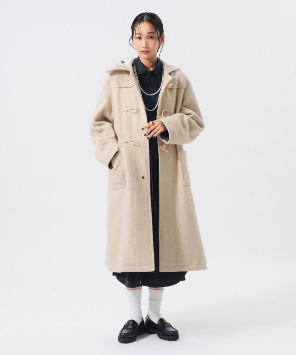 モッサ ロング ダッフルコート Model : H165 B80 W59 H85　Size : 1
