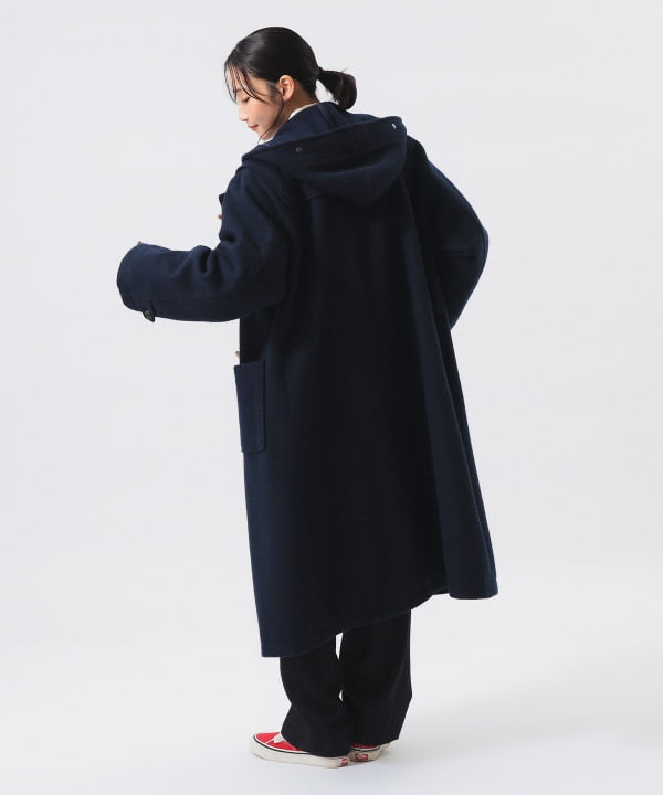 モッサ ロング ダッフルコート Model : H165 B80 W59 H85　Size : 2