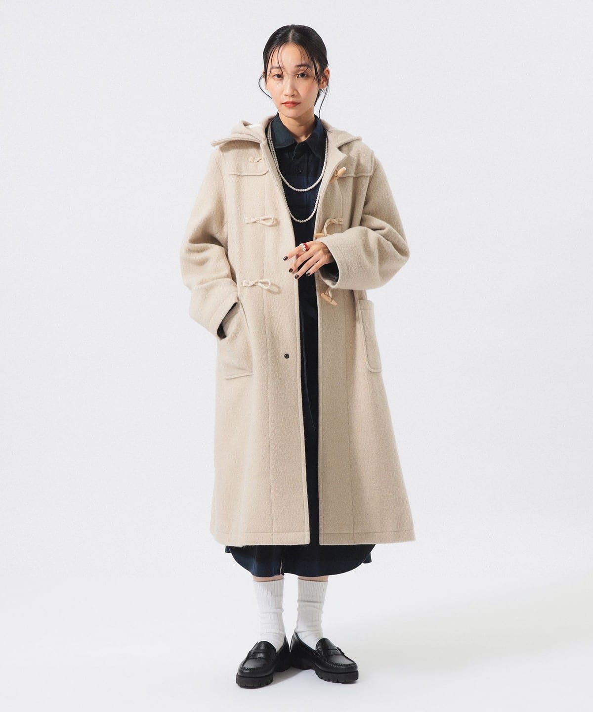 BEAMS BOY（ビームス ボーイ）モッサ ロング ダッフルコート（コート