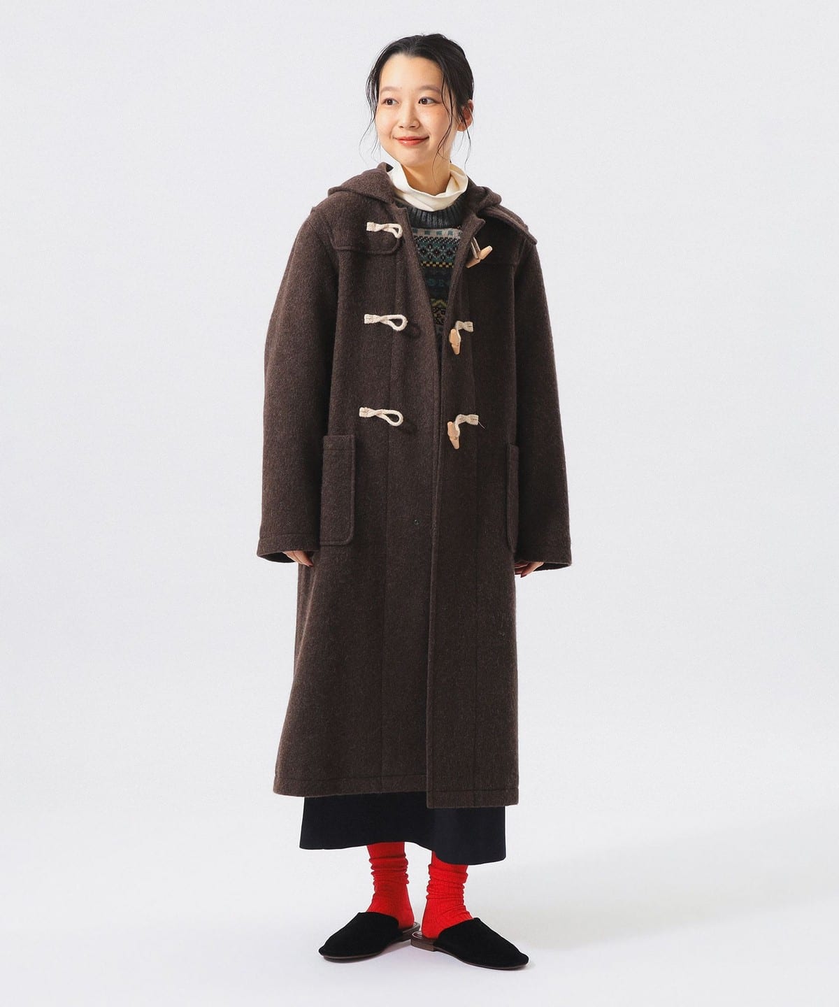 BEAMS BOY（ビームス ボーイ）モッサ ロング ダッフルコート（コート