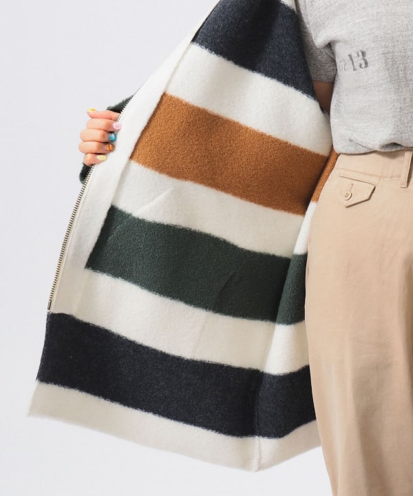 Voile wool knit coat