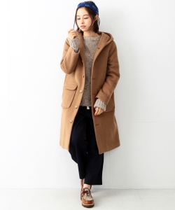 BEAMS BOY / ビーバー フード コート 16AW