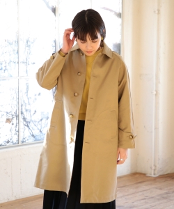 BEAMS BOY / リバーシブル ステンカラー コート