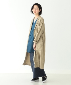 BEAMS BOY / リネン ショップコート
