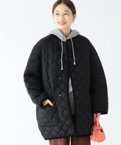 Barbour / QUILTED NO COLLAR COAT OS NYLON●▲