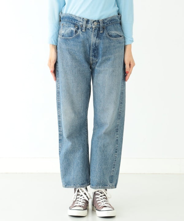 大阪特売 【美品】orSlow×BEAMS/別注 Dad´s Denim Pants XL - パンツ