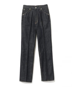 AURALEE / HARD TWIST DENIM PIN TUCK PANTS