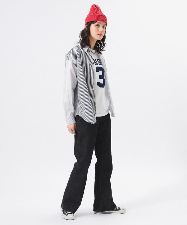 BEAMS BOY（ビームス ボーイ）フレア デニム パンツ（パンツ