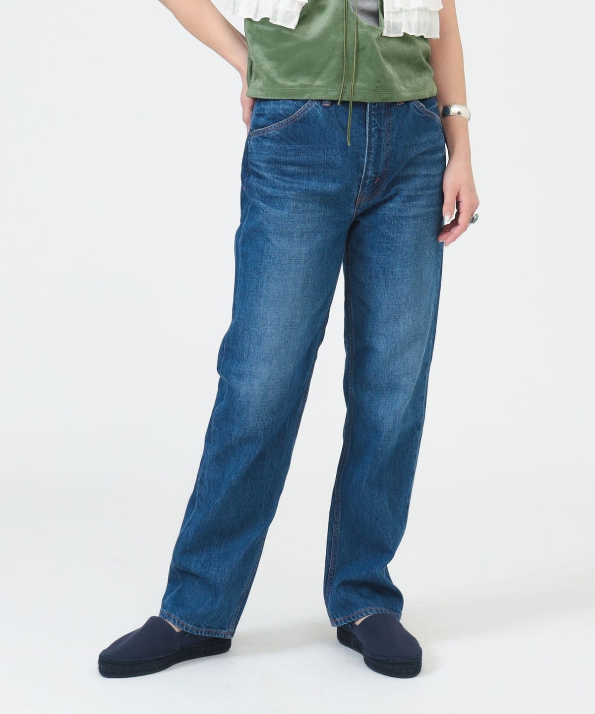 〈WOMEN〉ベーシック デニム パンツ WOMEN INDIGO 3 〈WOMEN〉ベーシック デニム パンツ WOMEN INDIGO 3