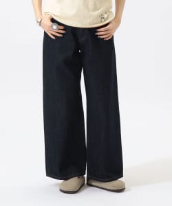 【+10%ポイントUP】ワイド デニム パンツ