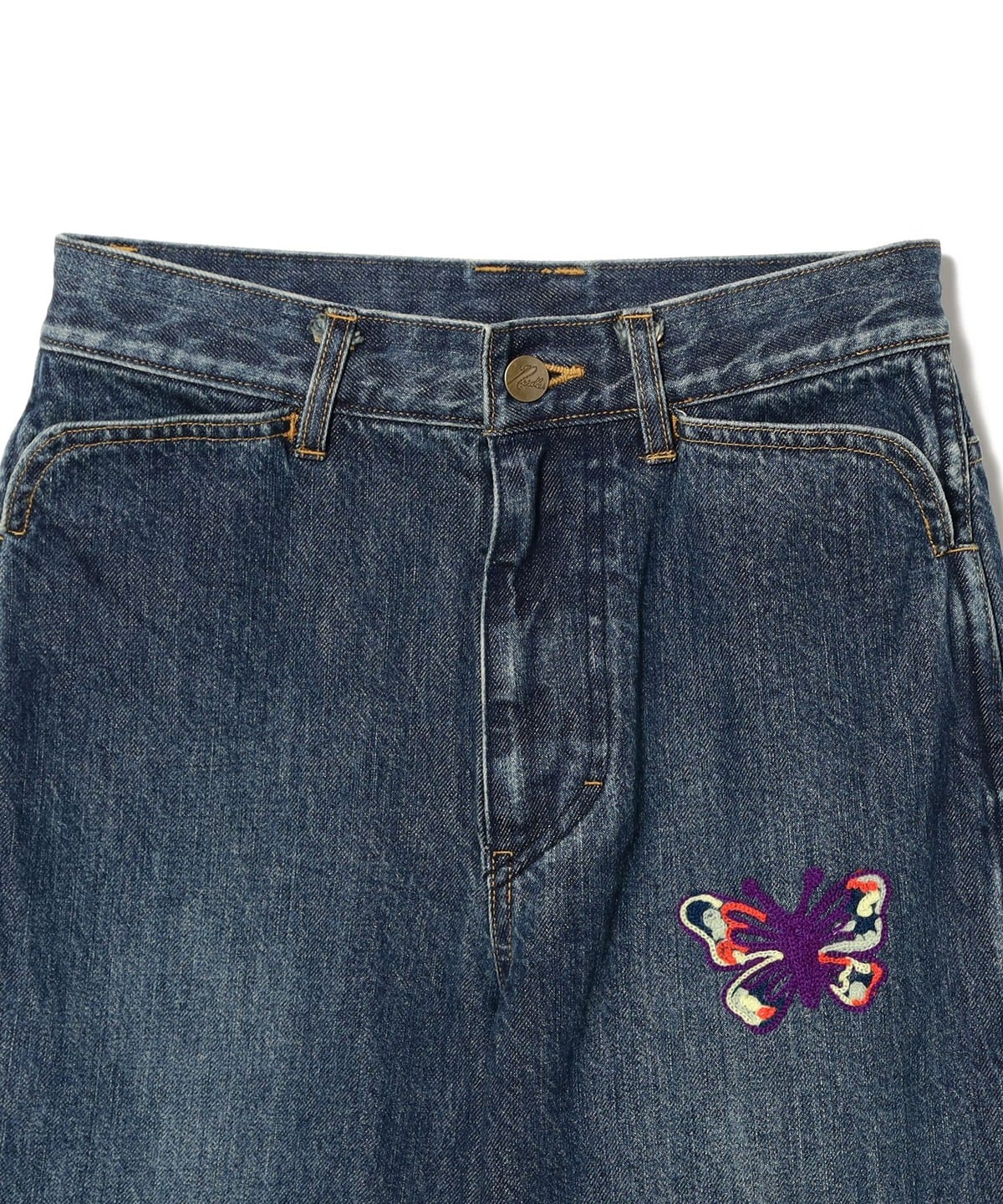 BEAMS BOY(ビームス ボーイ)NEEDLES / Papillon Emb Boot-Cut Jean BEAMS BOY(ビームス ボーイ)NEEDLES / Papillon Emb Boot-Cut Jean