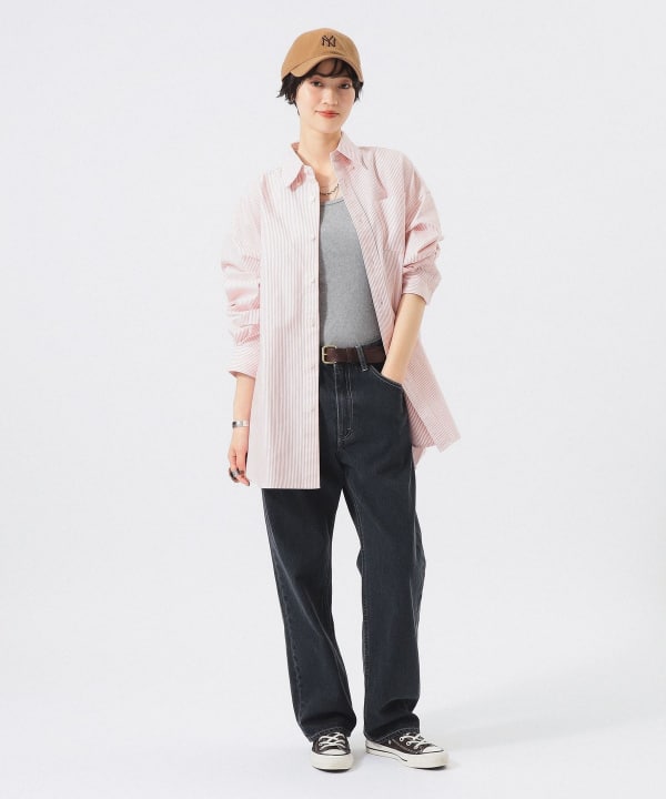 【+10%ポイントUP】ボーイ デニム パンツ Model : H166 B84 W60 H86　Size : 2