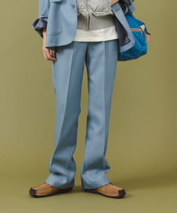 【+15%ポイントUP】ポリエステル ツイル スラックス