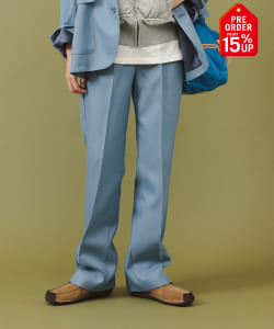 【+15%ポイントUP】ポリエステル ツイル スラックス