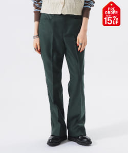 【+15%ポイントUP】ポリエステル ツイル スラックス