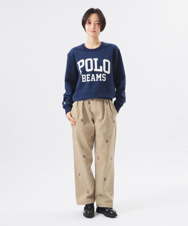 〈WOMEN〉【別注】POLO RALPH LAUREN / B WING ANDREWS PANT Model : H166 B84 W60 H86　Size :  28/30