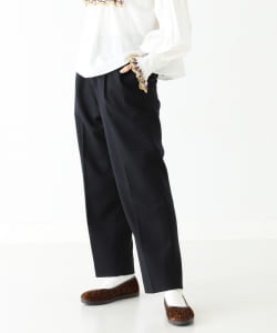 BEAMS BOY / サキソニー シンチバック スラックス▲
