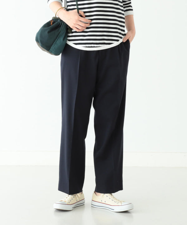 Beams Boy ビームス ボーイ Beams Boy ポリエステル ウール シンチバック スラックス パンツ スラックス 通販 Beams