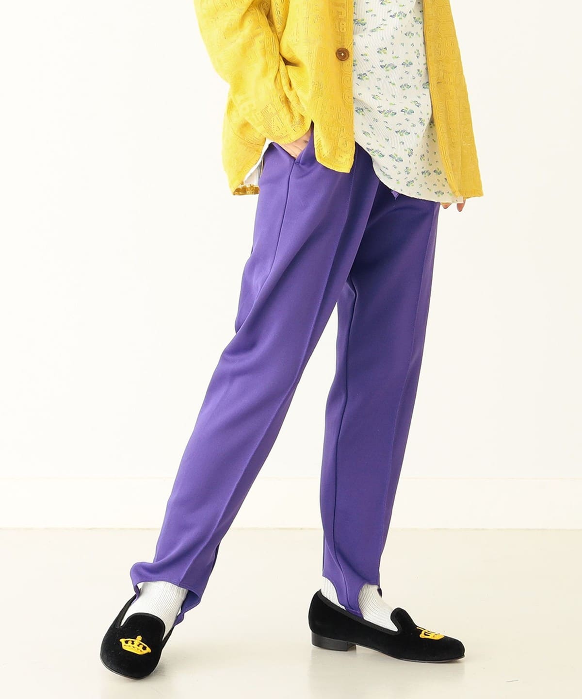 【4/24再値下げ】ソリッド トラック パンツ パンツ WOMEN PURPLE 1 【4/24再値下げ】ソリッド トラック パンツ パンツ WOMEN PURPLE 1