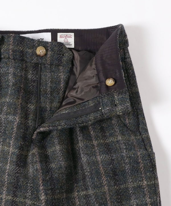 BEAMS BOY BEAMS BOY BEAMS BOY / Harris Tweed tapered pants 23FW