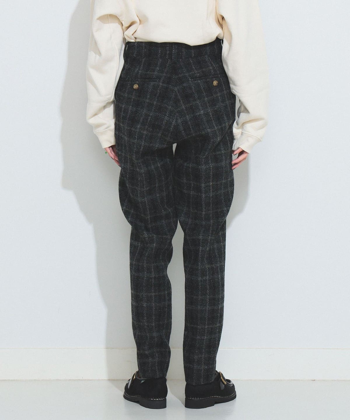 [Outlet] BEAMS BOY / Harris Tweed tapered pants