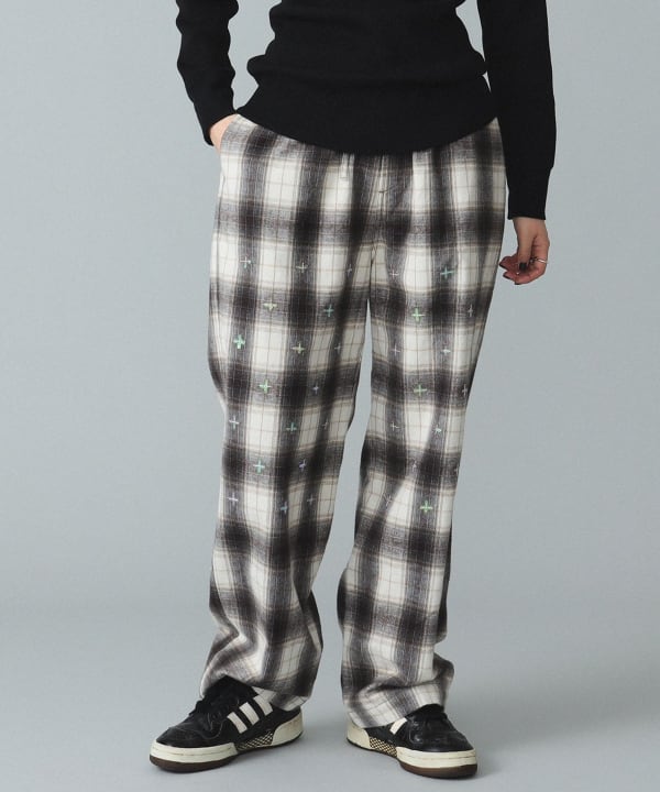 BEAMS BOY（ビームス ボーイ）maturely / Spangles Embroidery Pants