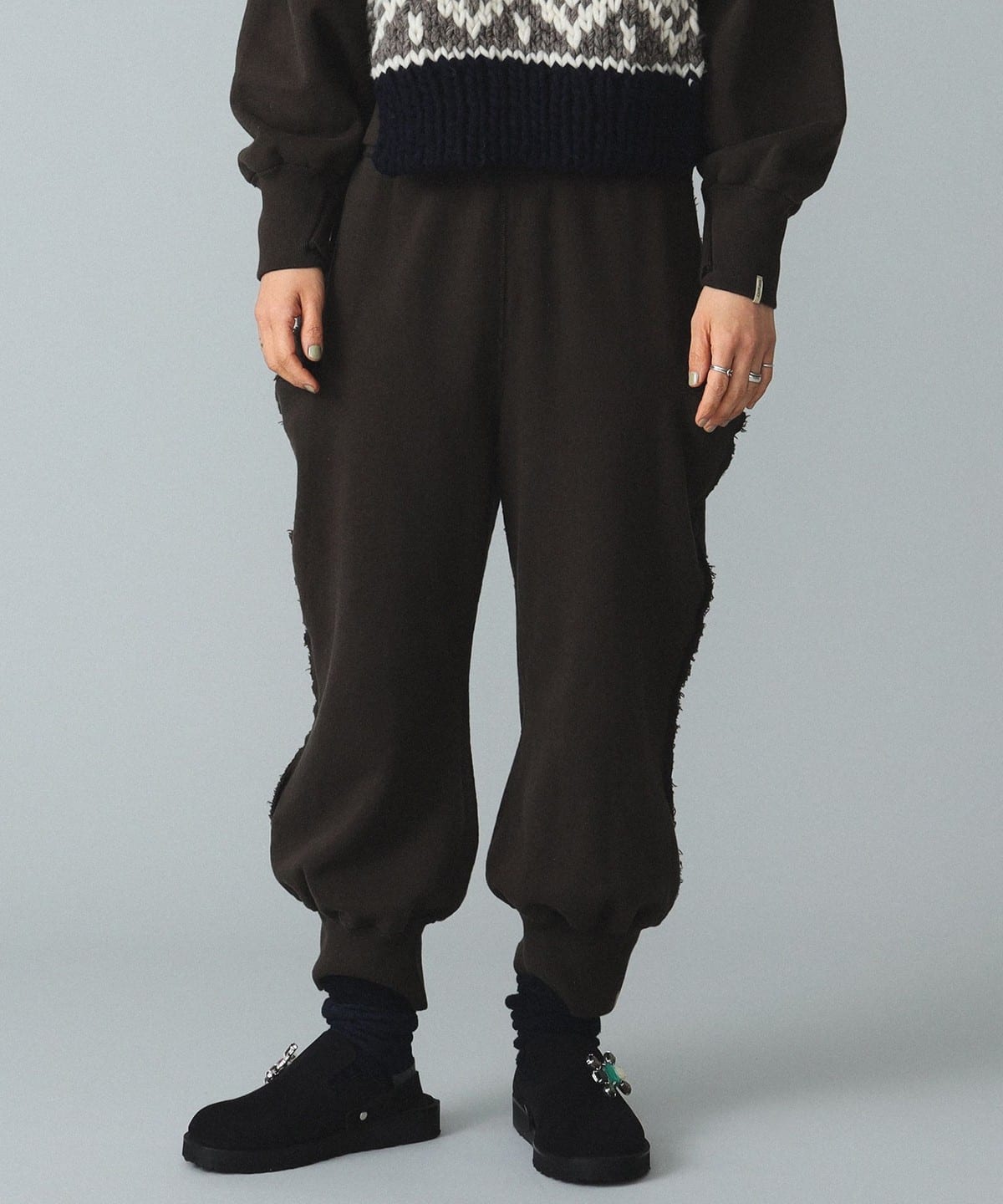 BEAMS BOY（ビームス ボーイ）maturely / Fold Jersey Pants