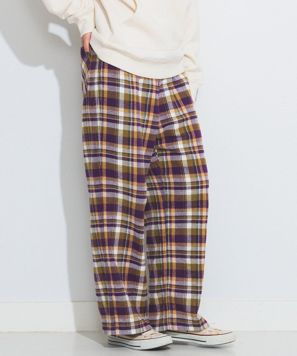 [Outlet] BEAMS BOY / Work Check Easy Pants