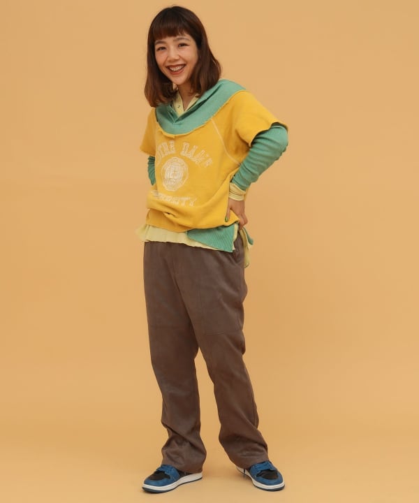 BEAMS JAPAN（ビームス ジャパン）〈WOMEN〉フェイクスエード パンツ（パンツ カジュアルパンツ）通販｜BEAMS