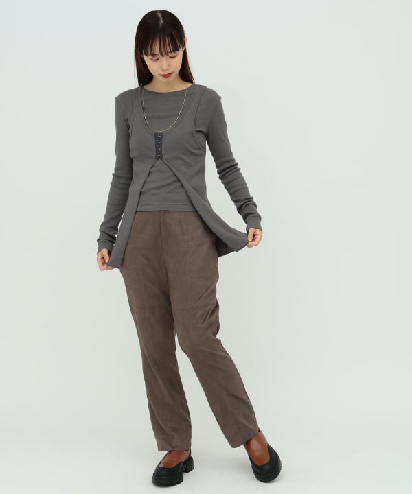 BEAMS JAPAN（ビームス ジャパン）〈WOMEN〉フェイクスエード