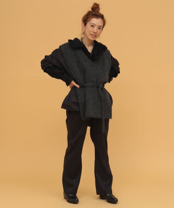 <WOMEN> Faux suede pants