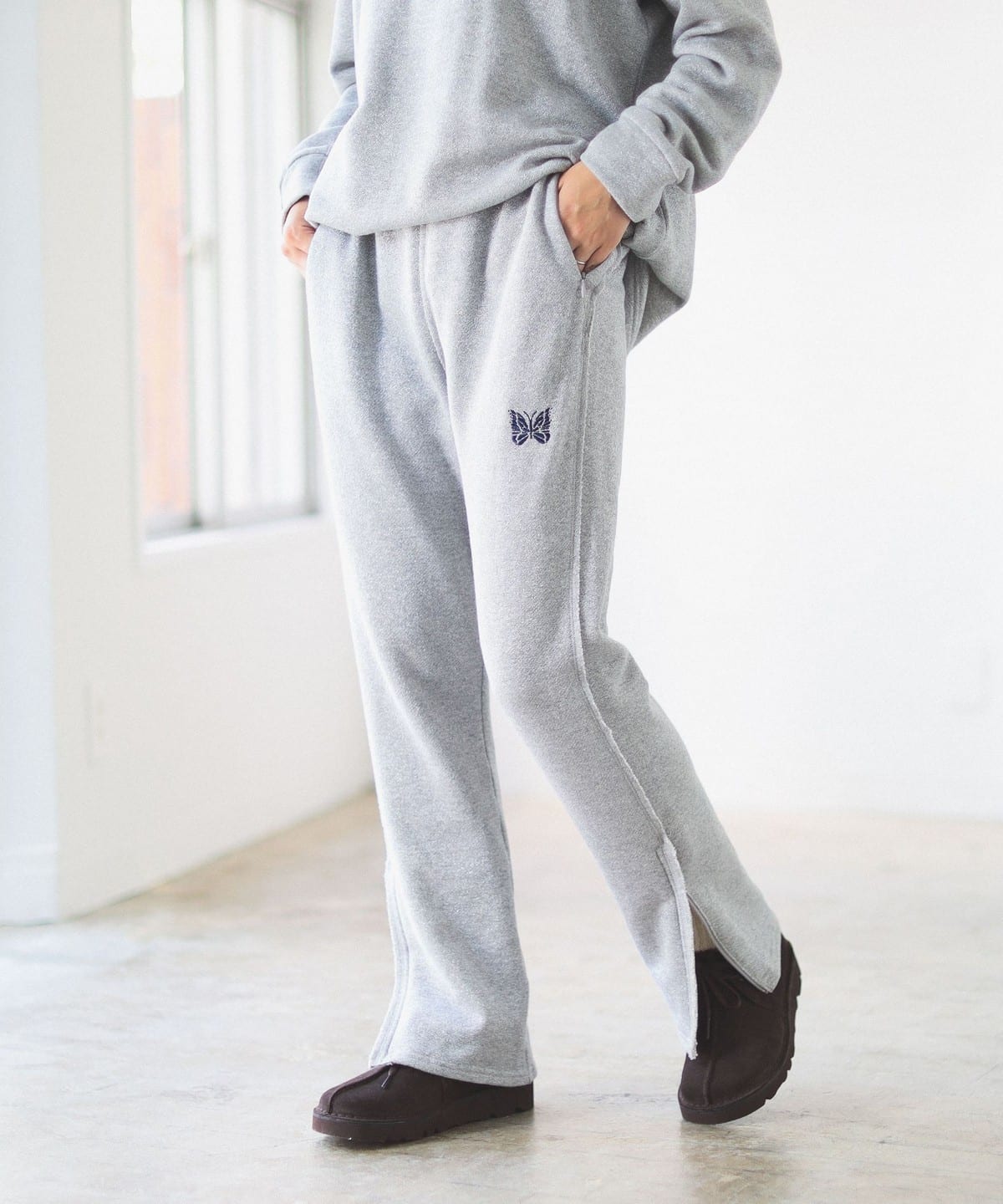 〇 NEEDLES × BEAMS BOY / 別注 Glirrery Sweat Pants