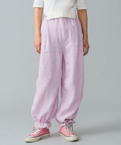 maturely / Linen Blend Work Easy Pants