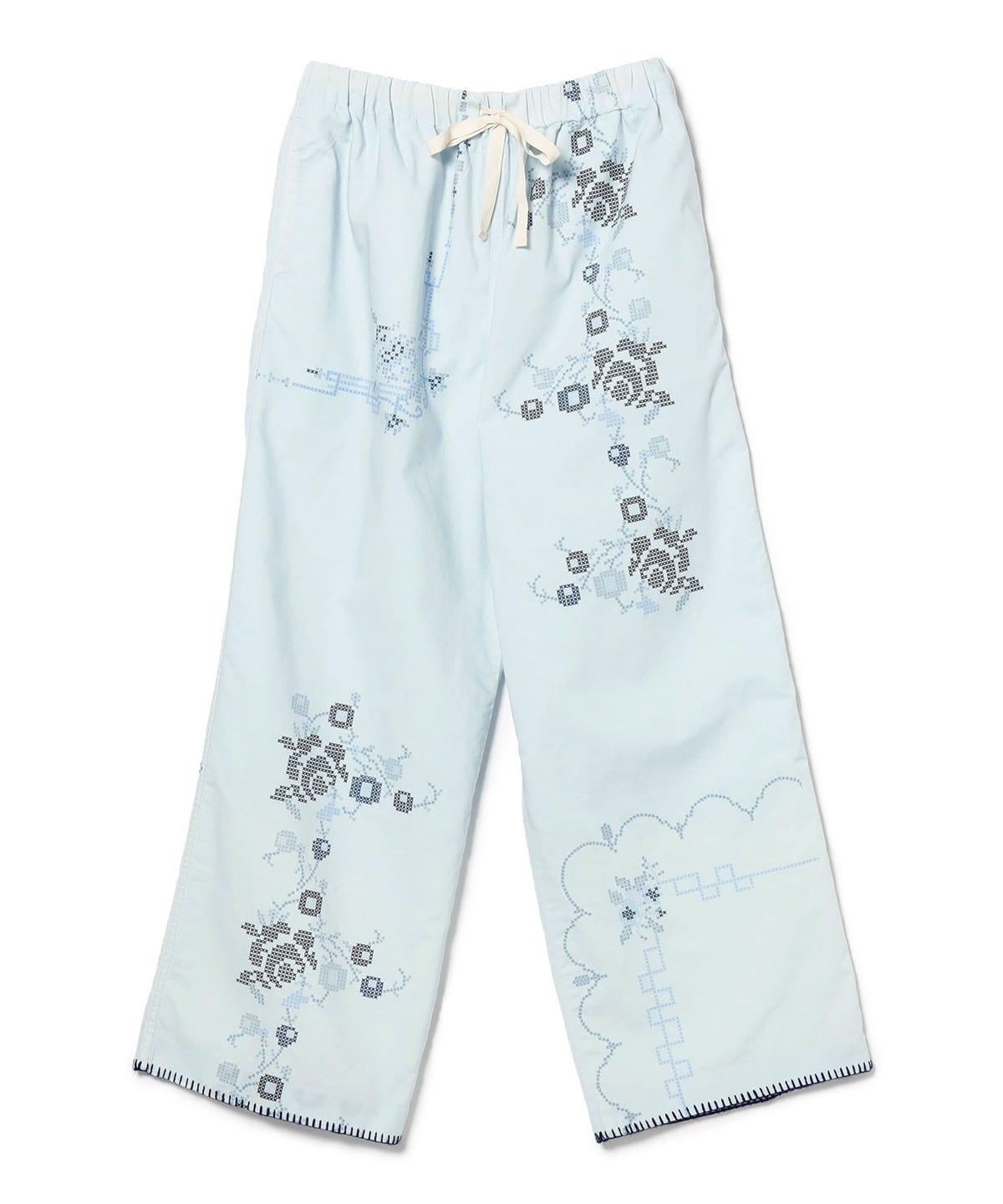 美品 BEAMS BOY リネン ドット キャンディー パンツ 定価16280円