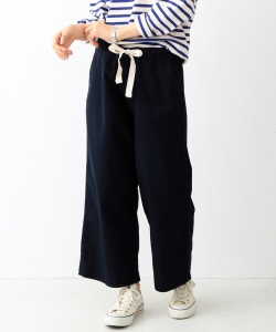 BEAMS BOY / ウール ワイド イージーパンツ
