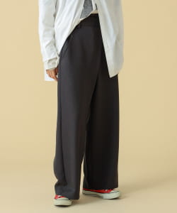 maturely / ストレッチ アシンメトリー スラックス