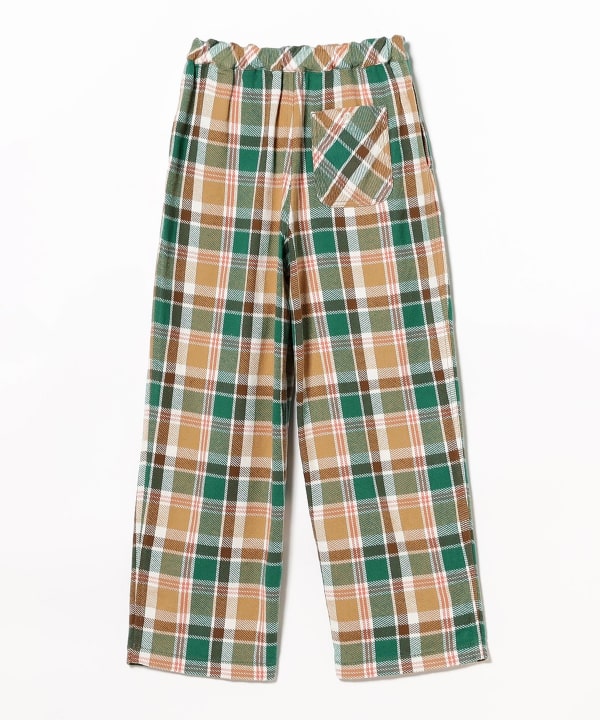 BEAMS BOY (BEAMS BOY) Boy Work Check Easy Pants (pants
