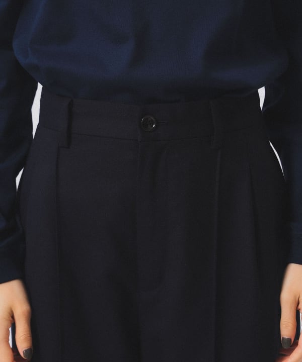 BEAMS BOY BEAMS BOY pleats wide pants (pants, casual pants