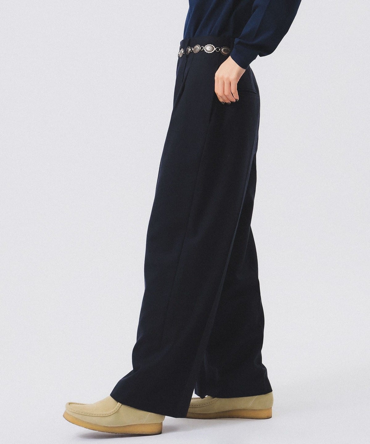 2プリーツ ワイドパンツ パンツ WOMEN DARK. NAVY 1 2プリーツ ワイドパンツ パンツ WOMEN DARK. NAVY 1