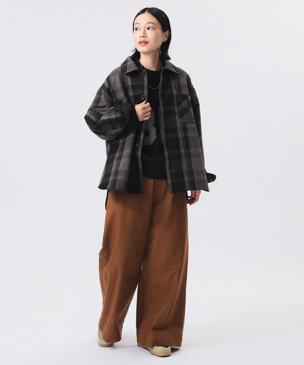 BEAMS BOY（ビームス ボーイ）【別注】Dickies / ダック ワイド パンツ（パンツ カジュアルパンツ）通販｜BEAMS