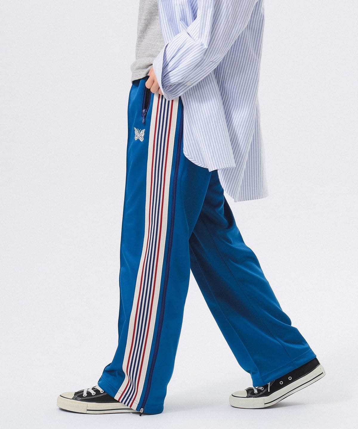 BEAMS BOY（ビームス ボーイ）【別注】NEEDLES / Long Zip Track Pants（パンツ スポーツパンツ）通販｜BEAMS